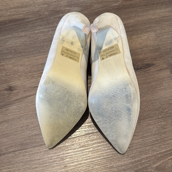 DbDk Fashion Woman's Tan Suede Pumps, Size 8 - Picture 5 of 6